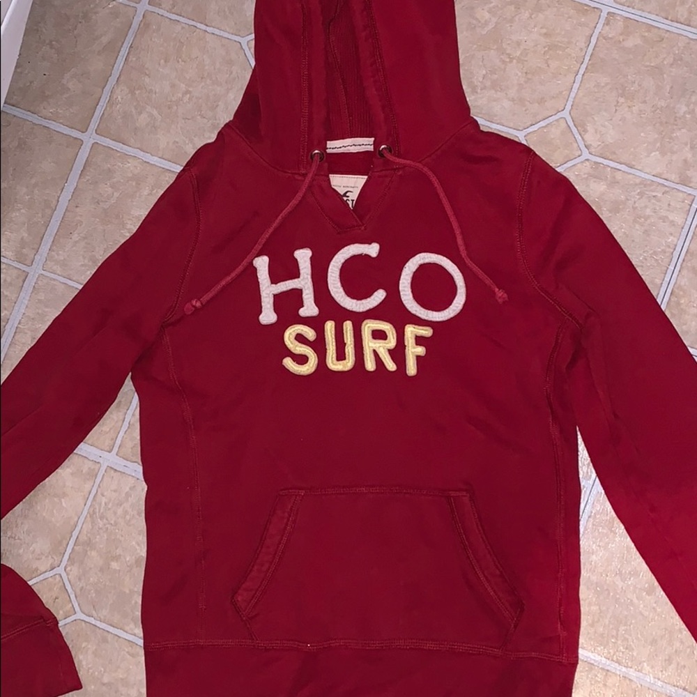 Red Hollister Sweater